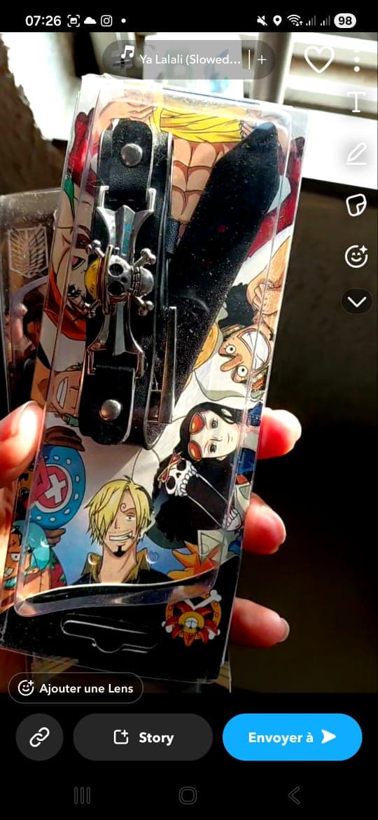 Bracelet Anime Pirate Inspiré Manga | Accessoire Otaku