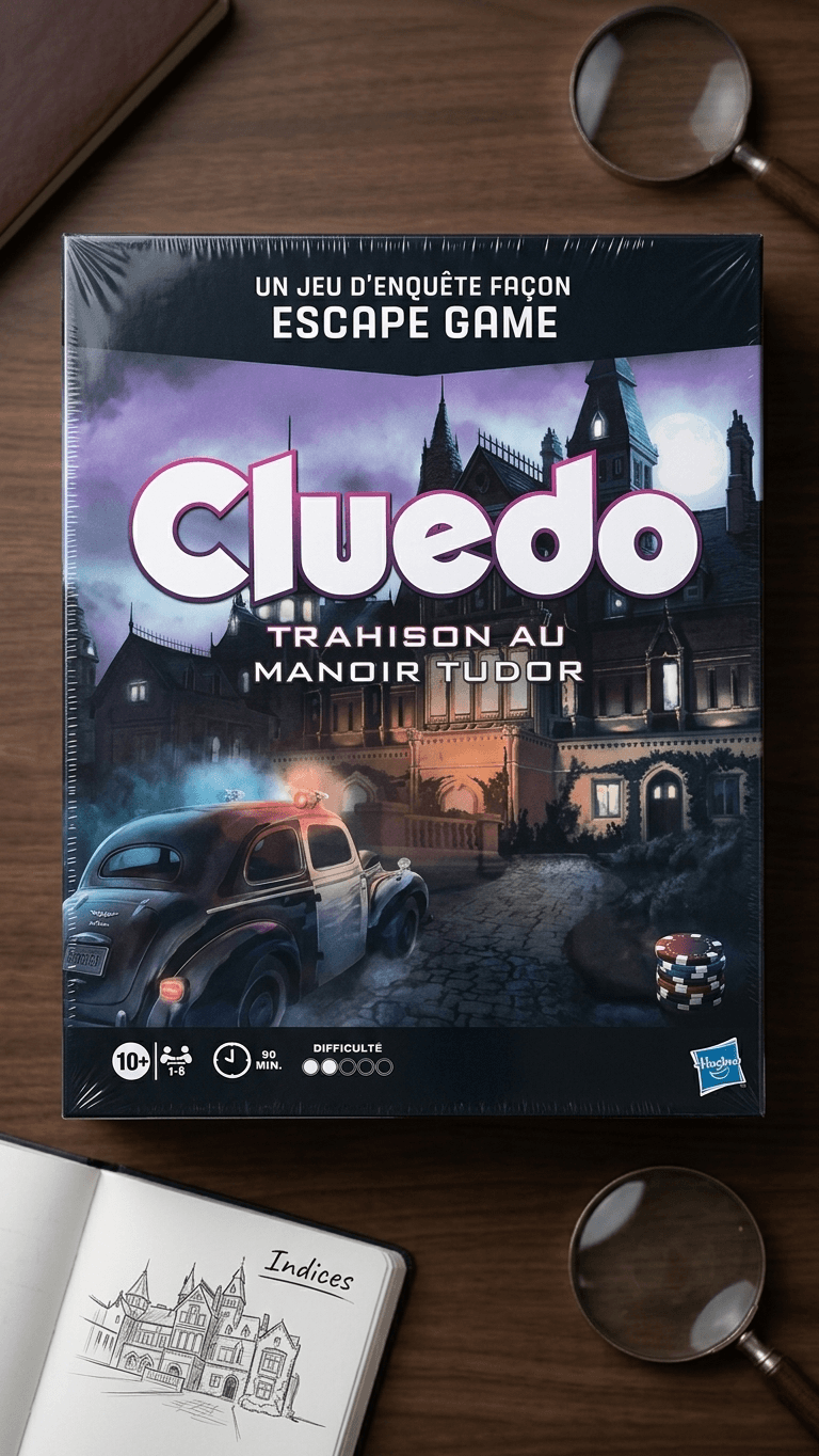 Cluedo Trahison au Manoir Tudor - Jeu d'Enquête & Escape Game | Hasbro