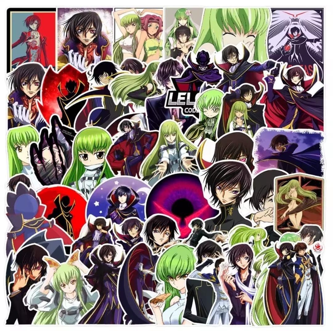 Stickers Code Geass – Autocollants Anime inspirés de Code Geass