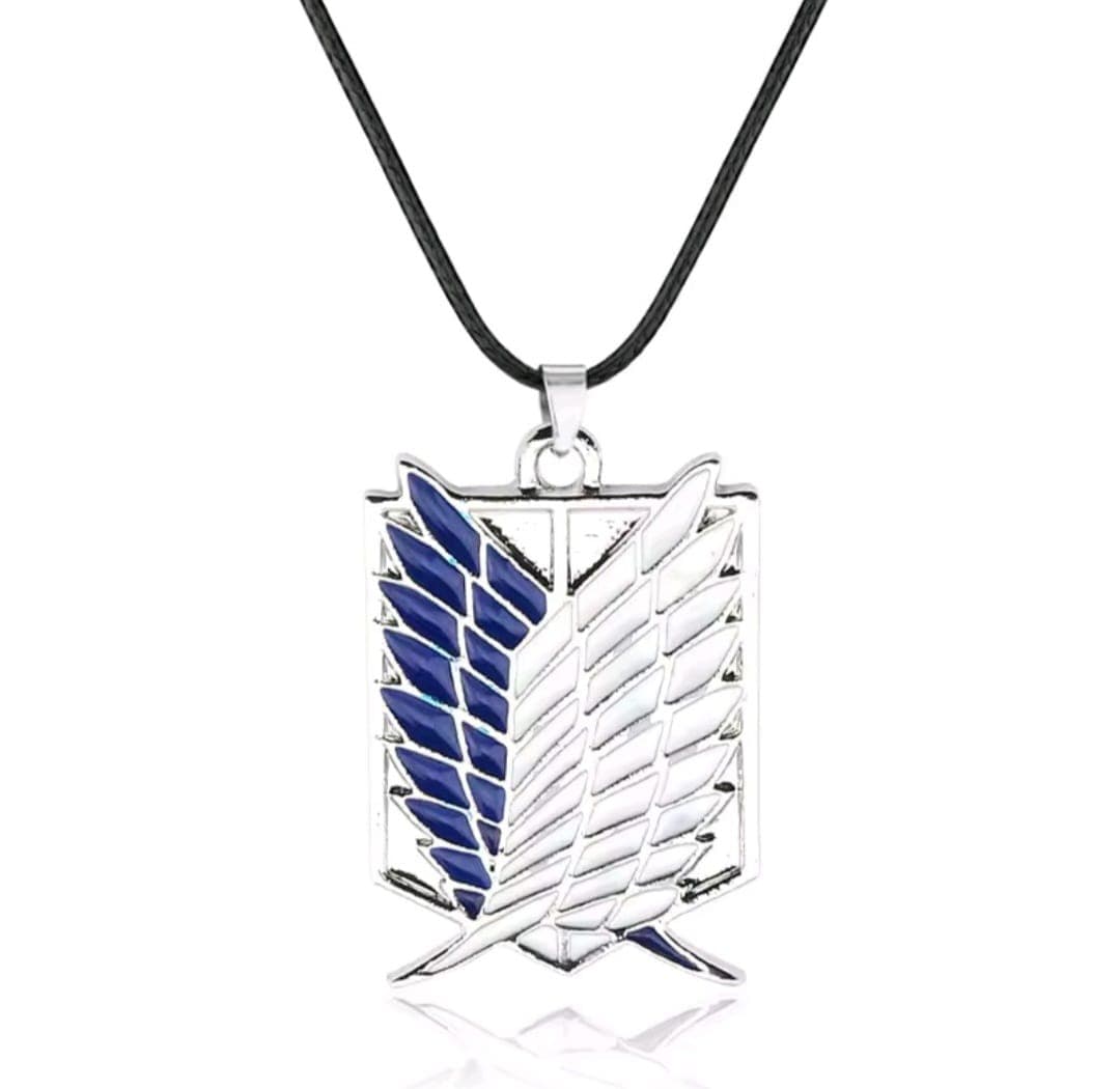 Collier Bataillon d’Exploration – Pendentif inspiré de l’univers Attack on Titan