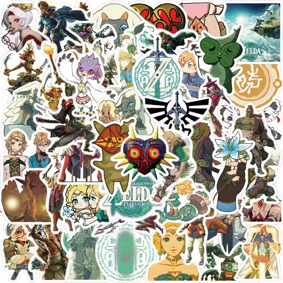 Pack de Stickers Zelda : Portez la Légende d'Hyrule sur Vous
