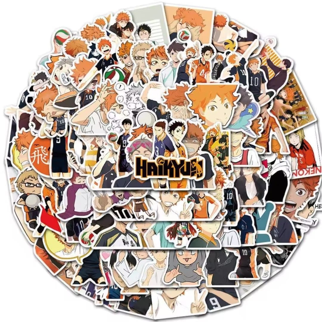 Stickers Haikyuu – Autocollants Anime inspirés de Haikyuu!!