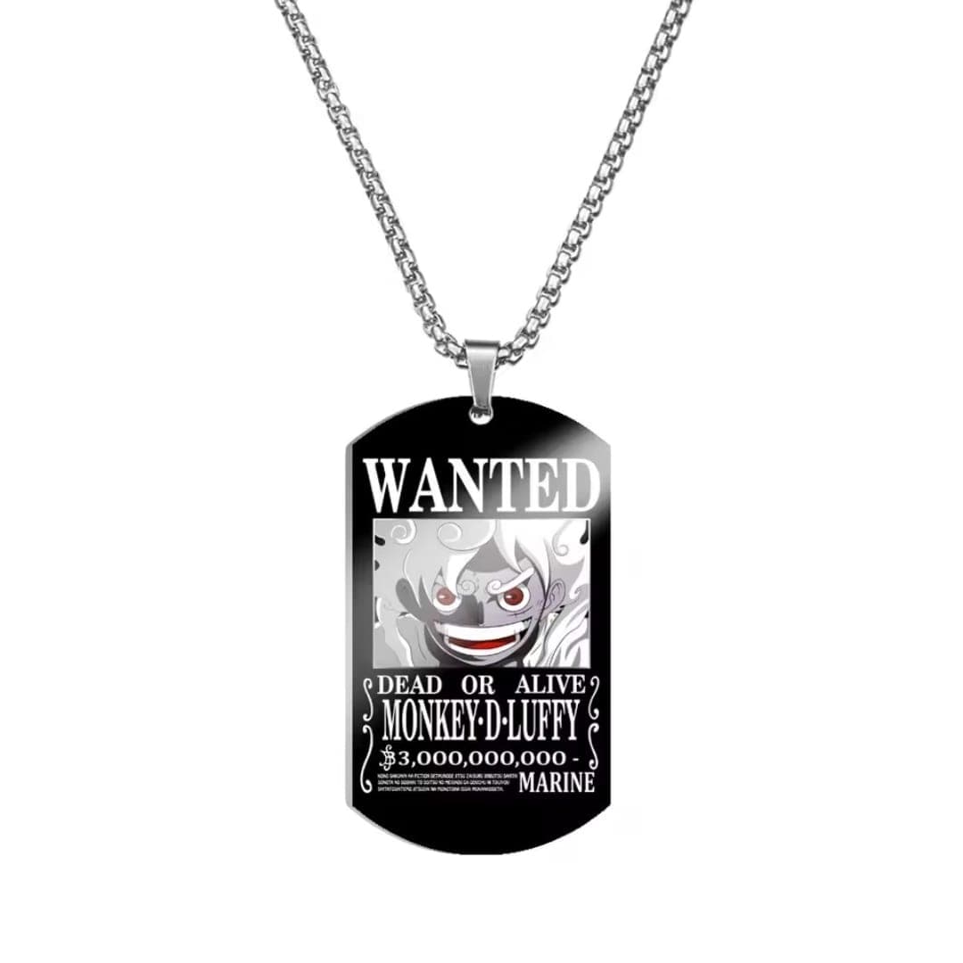 Collier Wanted Monkey D. Luffy – Inspiré de l’univers de One Piece