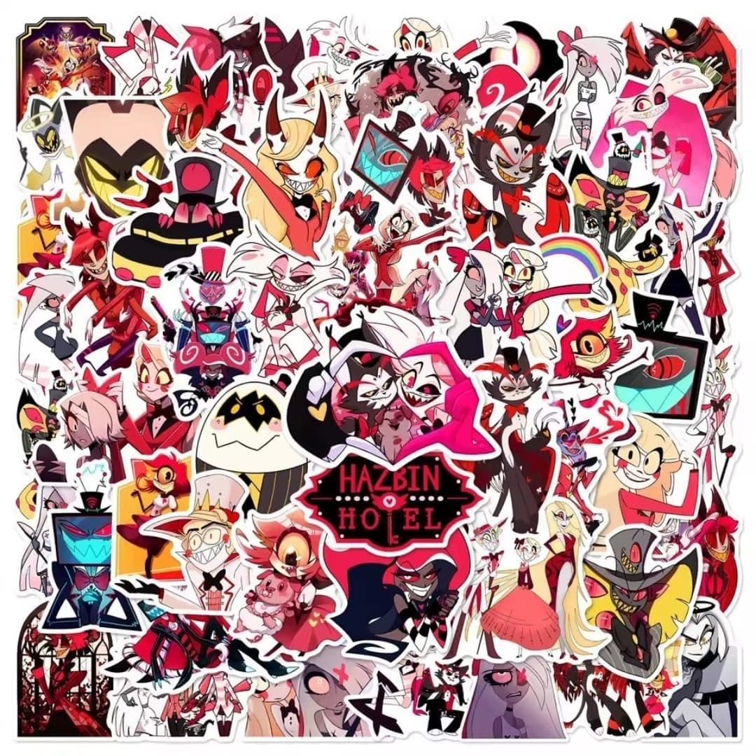 Stickers Hazbin Hotel – Autocollants inspirés de Hazbin Hotel