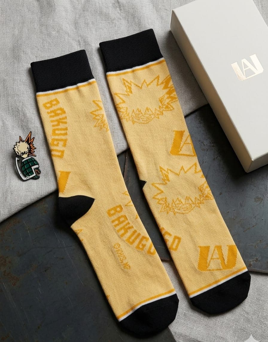 Chaussettes My Hero Academia - Katsuki Bakugo | Officiel & Confort