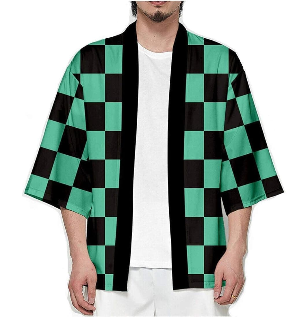 Haori de Tanjiro – Veste kimono inspirée de Demon Slayer